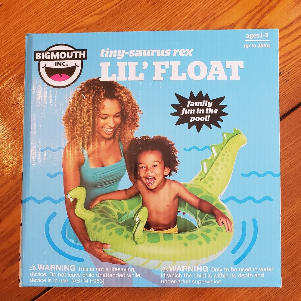 NIB Tiny-Saurus Rex Pool Float